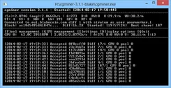 CGMiner КГМинер — скриншот 2
